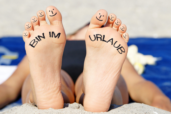 Bin im Urlaub