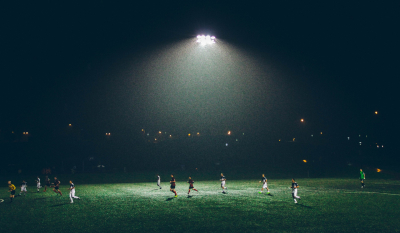Nationale Klimaschutzinitiative Symbolbild - Fußball - Fluchtlichtanlage
