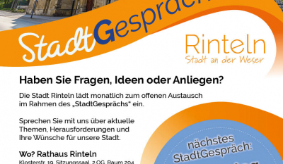 Plakat Stadtgespraech Maerz 2027