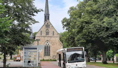 Busverbindungen im Landkreis Schaumburg Bus Haltestelle Kollegienplatz2 21.08.20