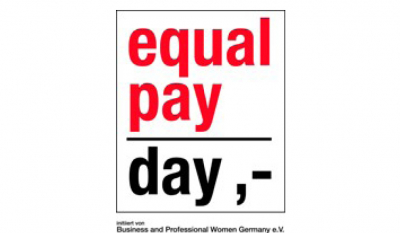 Equal Pay Day Logo auf Quadrat equal day