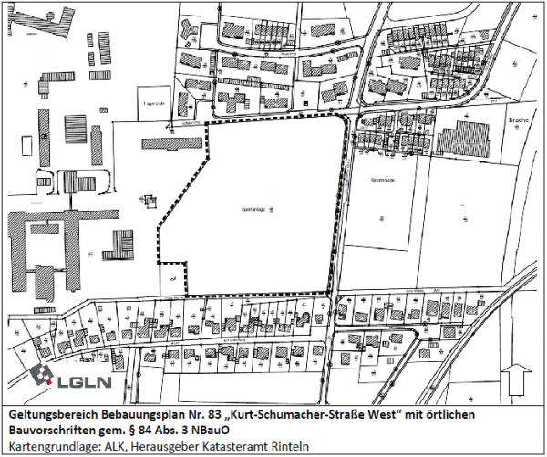 Karte BPlan 83
