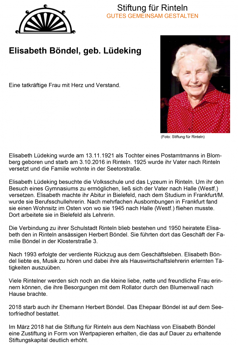 Elisabeth Boendel