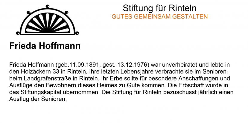 Frieda Hoffmann